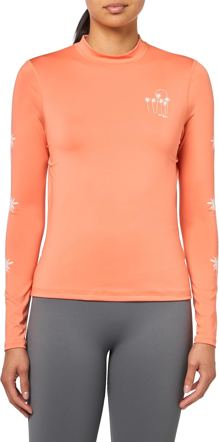 [Billabong] Women's Rash Guard BB870BWT ☆送料込☆ Billabong Women's Standard Wave Tribe Long Sleeve Rashguard